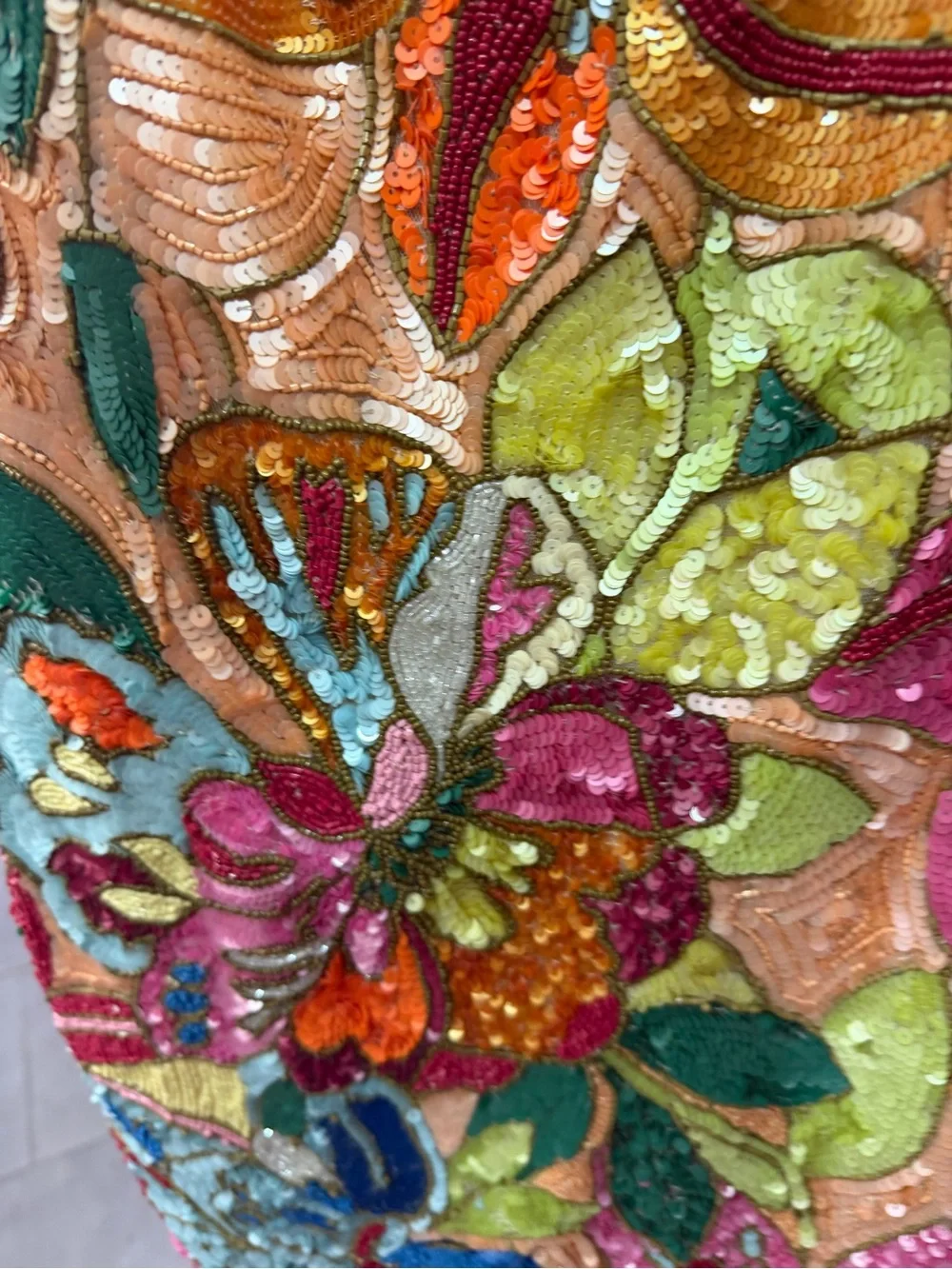 Amanda Uprichard Augustine Floral Beaded Mini Dress NWT - Picture 8 of 12
